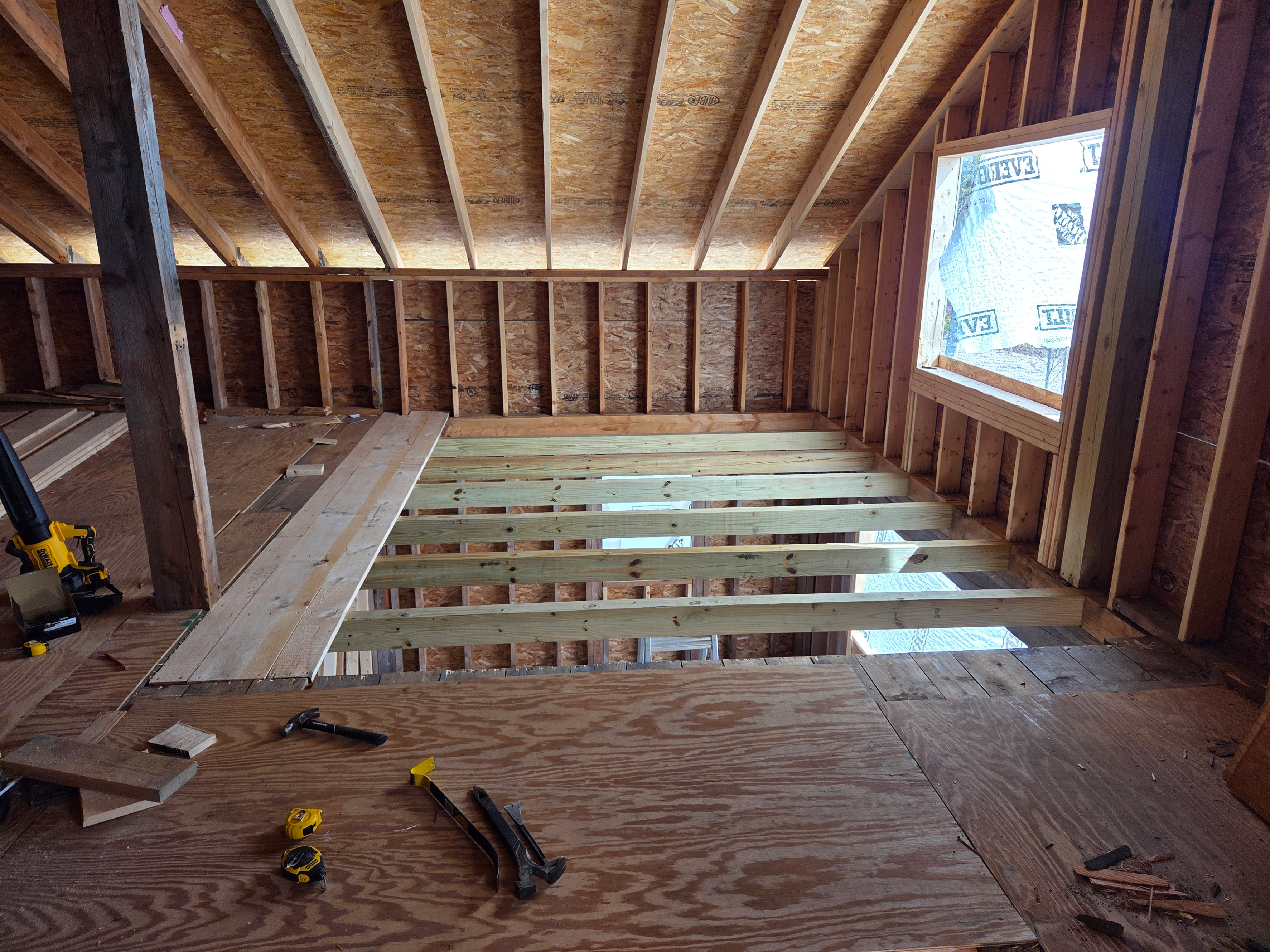 Another view of the boards being started